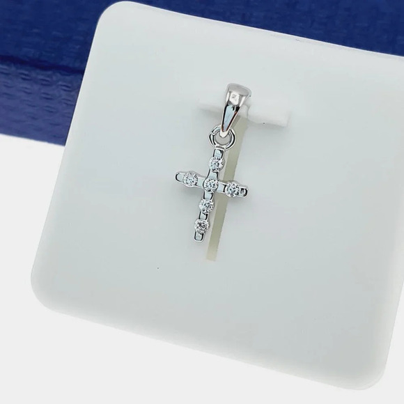 925 Sterling Silver Cubic Zircon Pendant for Women/Girls, US925P1063 - Picture 9 of 9